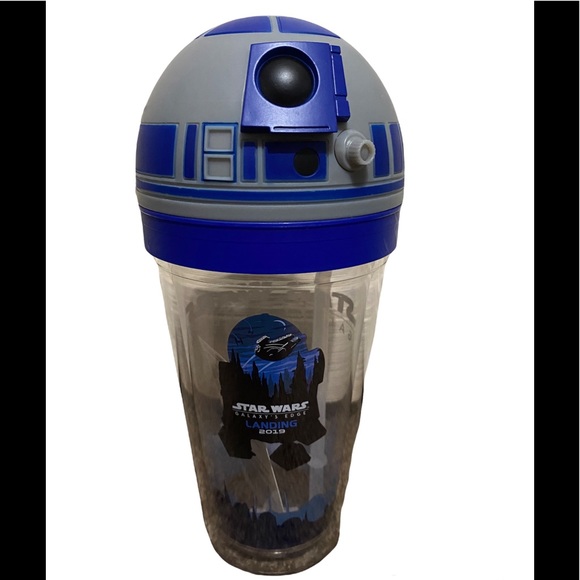 Star Wars Galaxy’s Edge 2019 Landing R2D2 Droid Light Up Sipper Cup - Picture 4 of 7